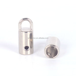 高品质金属流苏线帽帽扣绳锁手提袋带拉绳端盖 - Product Image 1