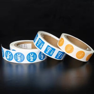 13.56MHz nfc çip N215 nfc etiket/etiket/etiket özel logo nfc sticker protokolü iso14443a etiketi - Product Image 2