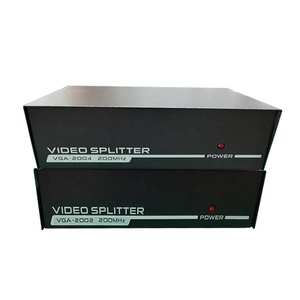 Divisor de vídeo VGA de alta definición al por mayor de fábrica 1 a 4 puertos 4x1 HD 200MHz conmutador VGA para monitor LCD PC TV