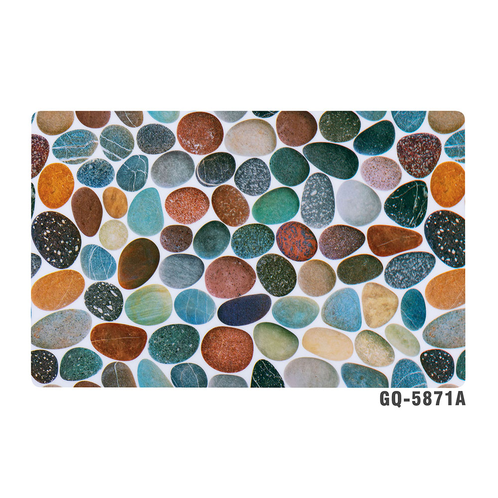 IUIU 45*30cm PVC Stylish Natural Colorful Stone Placemats