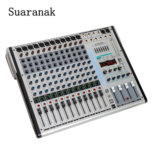 Light 12 Professional Audio Mixer Mixing Console 12チャンネル、EQ内蔵99 DSP LCDディスプレイ、カラオケ用REC DJコントローラー - Product Image 2