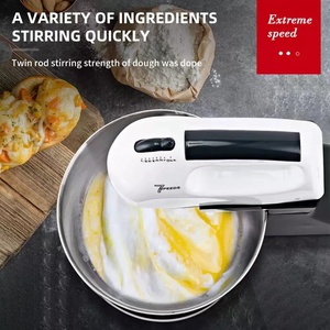 Güçlü 7 hız karıştırıcı 3 in1 tezgah mikseri hamur kanca elektrik el yiyecek mikseri - Product Image 2