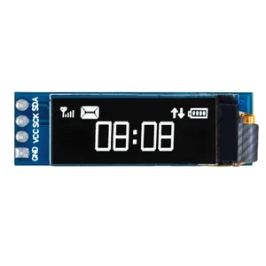0.91 Inch OLED Module 0.91&quot; White Blue 128X32 <strong>LCD</strong> LED Display 0.91&quot; IIC Communicate for <strong>Arduino</strong>