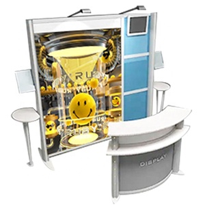Venta al por mayor Trade Show Display Photo Booth Shell Exhibition Stand Eventos Decoración equipo Shell esquema cabina plegable pop-up - Product Image 6
