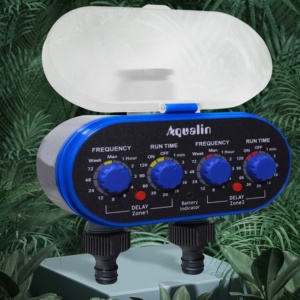 Automatic Garden Water <strong>Timer</strong> <strong>Sensor</strong> WiFi-<strong>controlled</strong> Irrigation Sprinkler LCD <strong>Display</strong> Plastic Material Manual Frequency Stock!