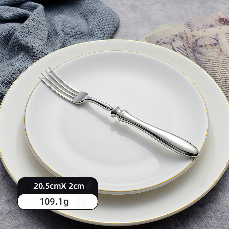 fourchette de table en argent