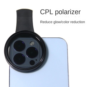 52mm Mobile Phone CPL <strong>Polarizer</strong> Lens <strong>Filter</strong> Glass Material Reduction to Eliminate Reflective Live Camera - Product Image 4