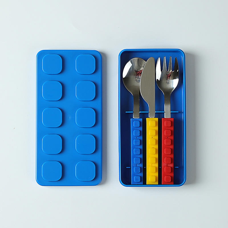 Building Block Shaped Cutlerys