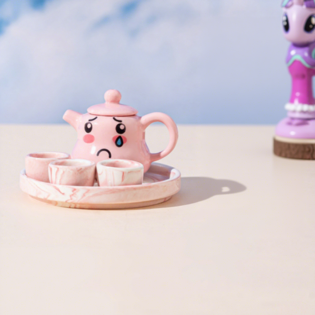 Pink diy gourd tea tray gift box set