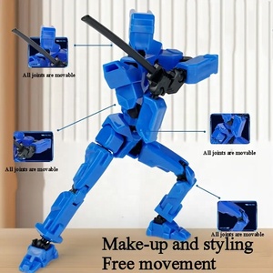Assemblaggio fatto da te 2 in 1 Action Figures ragno 3D stampati manichini Robot a forma di ragno giocattoli Action Figure Robot - Product Image 4