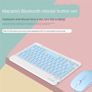 <strong>Wireless</strong> <strong>Keyboard</strong> and <strong>Mouse</strong> <strong>Combo</strong> 10 Inch Rechargeable <strong>Mouse</strong> <strong>Keyboard</strong> Set for Mac IOS WinAndroid - Product Image 3