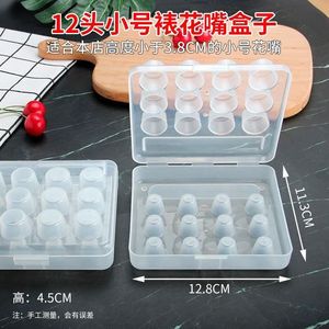 Cake Decorating Tools Set Transparent <strong>Kit</strong> Empty Russian Flower Stainless Steel Pastry Piping Nozzles Tip Storage Box - Product Image 5