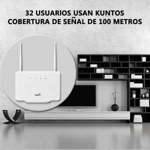 Enrutador WiFi 4G desbloqueado Red inalámbrica con ranura para tarjeta SIM Enrutador WiFi 4G LTE Internet inalámbrico Módem GSM - Product Image 4