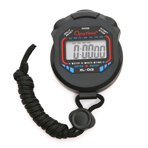 Wasserdichte Chronometer-Hand-Druckuhr professionelle digitale Sport-Schneckentasche LCD-Timer Stop-Uhr-Timerwerkzeuge W24-157 - Product Image 5