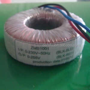 Trasformatore toroidale 1989VA ingresso 0-230 frequenza 50/60Hz tensione di uscita 0-255V corrente di uscita 7.8A trasformatore di potenza toroidale - Product Image 1