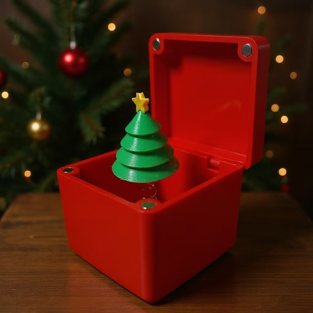 Scatola a sorpresa per l'albero di Natale