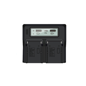 Stokta USB şarj LCD çift şarj Olympus BLX-1 çift pil USB şarj aleti OM-1 mikro SLR kamera desteği TYPE-C USB-C - Product Image 2