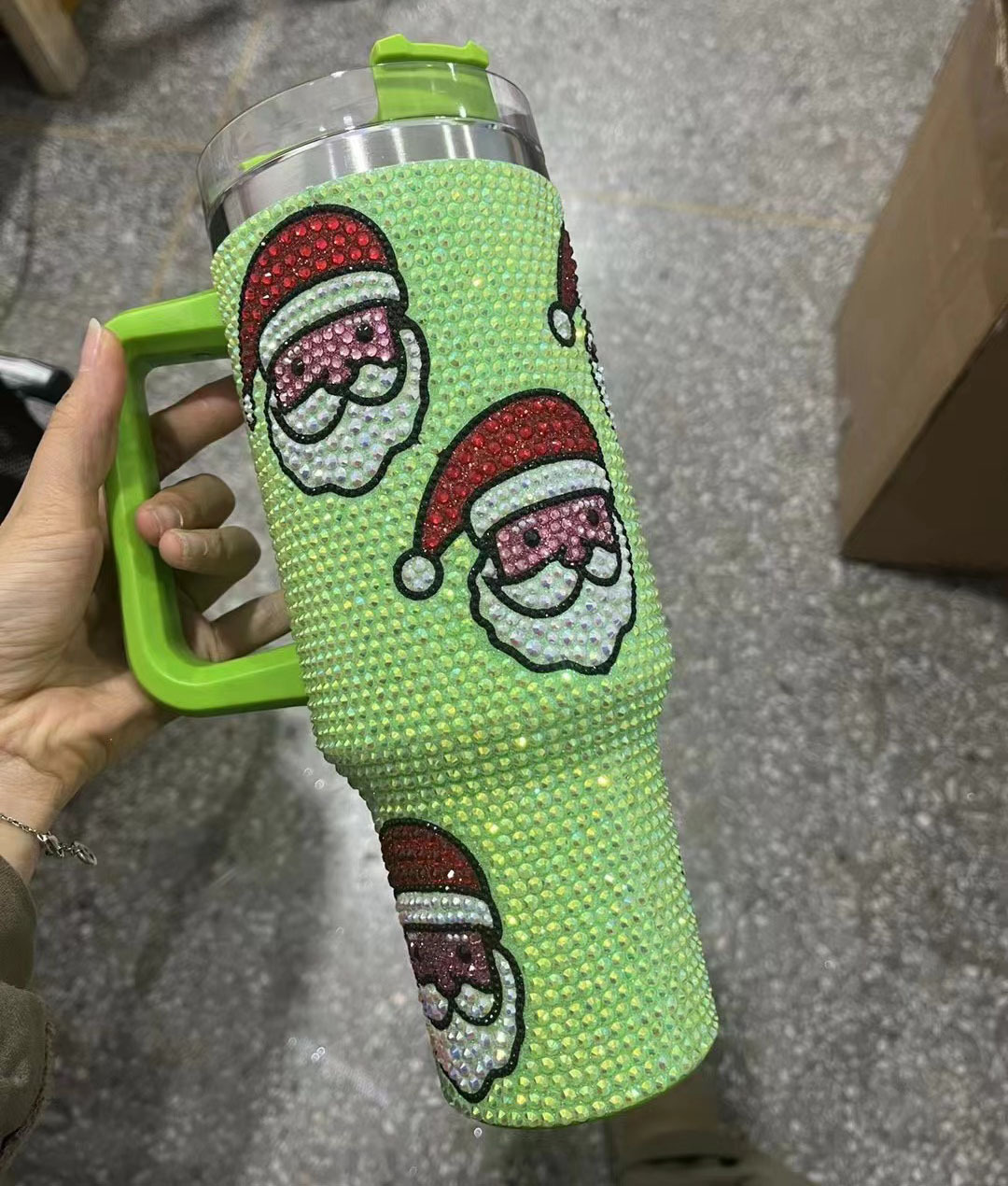 Papá Noel verde