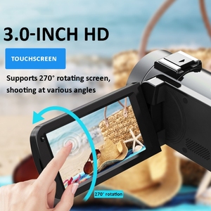 La mejor calidad AF5 40X Zoom 4K cámara digital de grabación de video de alta definición con pantalla táctil IPS de 3,0 pulgadas con kit de estabilizadores - Product Image 4