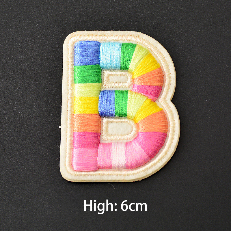 colorful B