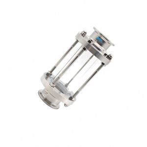 מפעל מחיר נירוסטה סניטרי תלת מהדק זרימת Sight זכוכית מתבשל Diopter אבזרי צנרת