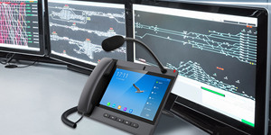 10/7-Inch Touch Screen SIP Phone with <strong>Wireless</strong> Headset Microphone Manufacturer of <strong>Network</strong> Intercom Broadcast Monitor Telephone - Product Image 5
