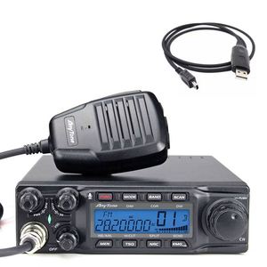 AnyTone AT-6666PRO 28-29.7MHz 10-Meter 40-Channel Amateur Radio AM/FM/USB/LSB/PA/CW Mode Radio Transceiver + <strong>Programming</strong> Cable - Product Image 1