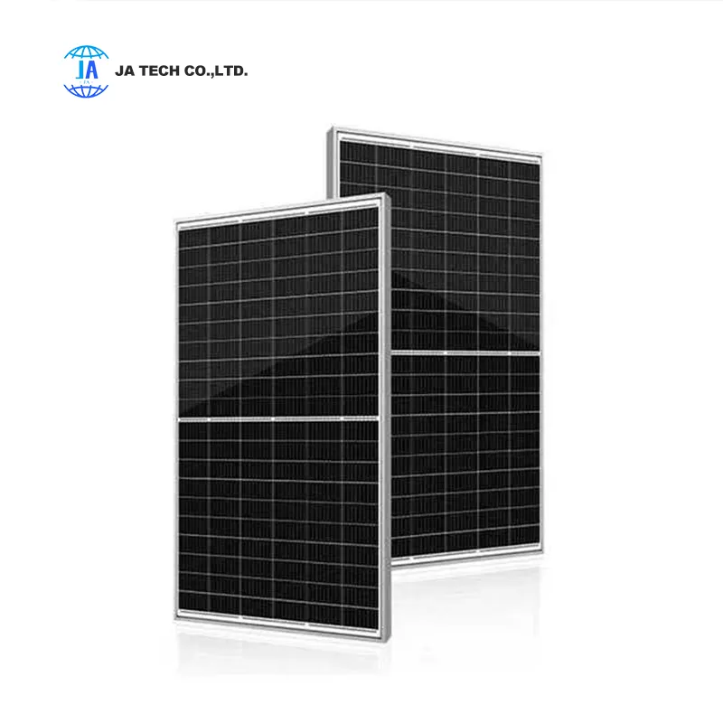 Panel surya bahan normal peringkat teratas 560-580 watt modul sel surya dan tenaga surya dapat diterima silikon monokristalin