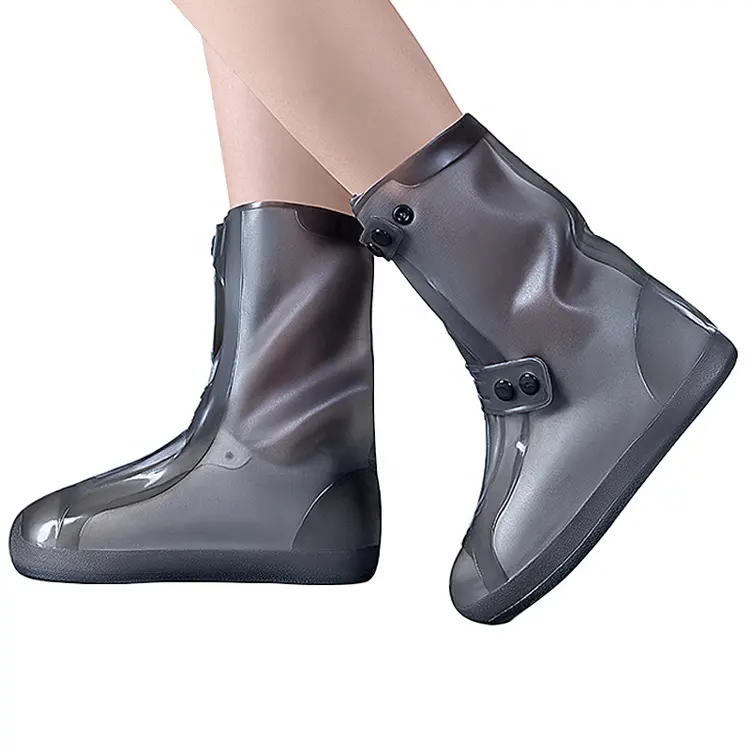 Commercio all'ingrosso in silicone antiscivolo copriscarpe impermeabili per gli uomini e le donne che si ispessiscono gli stivali da pioggia per bambini resistenti all'usura