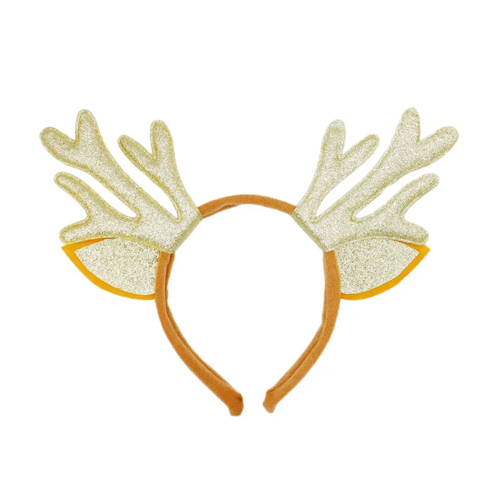 Nieuwe Gouden Hert Hoorn Haarband Kerst Kapper Elanden Hoofdband Kids Haarspelden Hoofddeksels Voor Kinderen