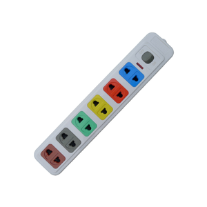 Universal 2 Pin <strong>4</strong> <strong>Way</strong> <strong>Socket</strong> Outlet Extension <strong>Socket</strong> with Main Switch Extension Power Board - Product Image 4