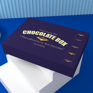 Customizzato Logo10 Pc tartufo vuoto vassoio di cioccolato scatola espositore cartone di carta caramella cioccolato confezione regalo