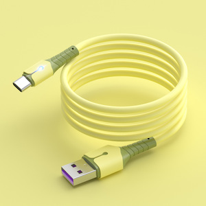 C 5A型快速充电电缆，带led指示灯数据线，适用于android