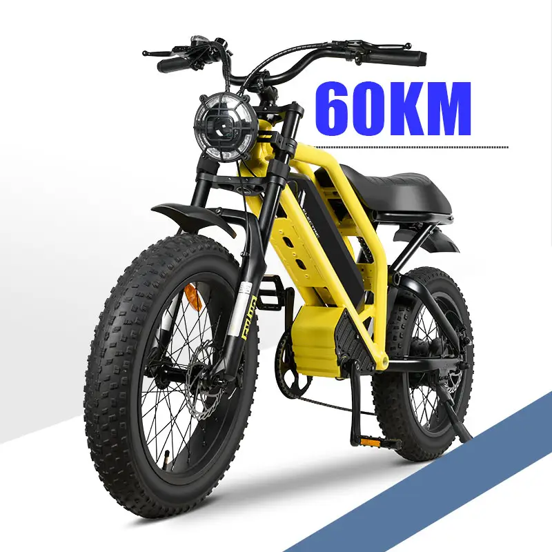 MZ-12 Électrique 500W E Vélos Ebike Vélos Tout-Terrain Longue Portée Montagne Graisse E-Dirt Bike Vélo Électrique Adulte