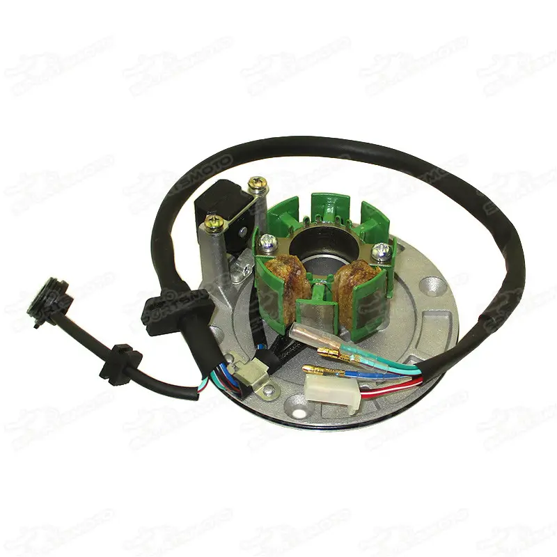 Çukur kir Motard bisiklet Zongshen 155cc Motor ZS155 W150 Motor Magneto Stator bisiklet için