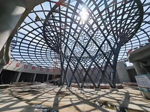 Edificio de estructura de acero grande emblemático en el centro de la ciudad Características Sala de exposiciones Museo y Teatro de tecnología científica - Product Image 4