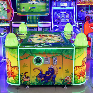 Arazi sikke işletilen Video oyunu konsol 6 oyuncu çocuk konsolu kapalı büyük dinozor oyun Arcade oyunu - Product Image 4