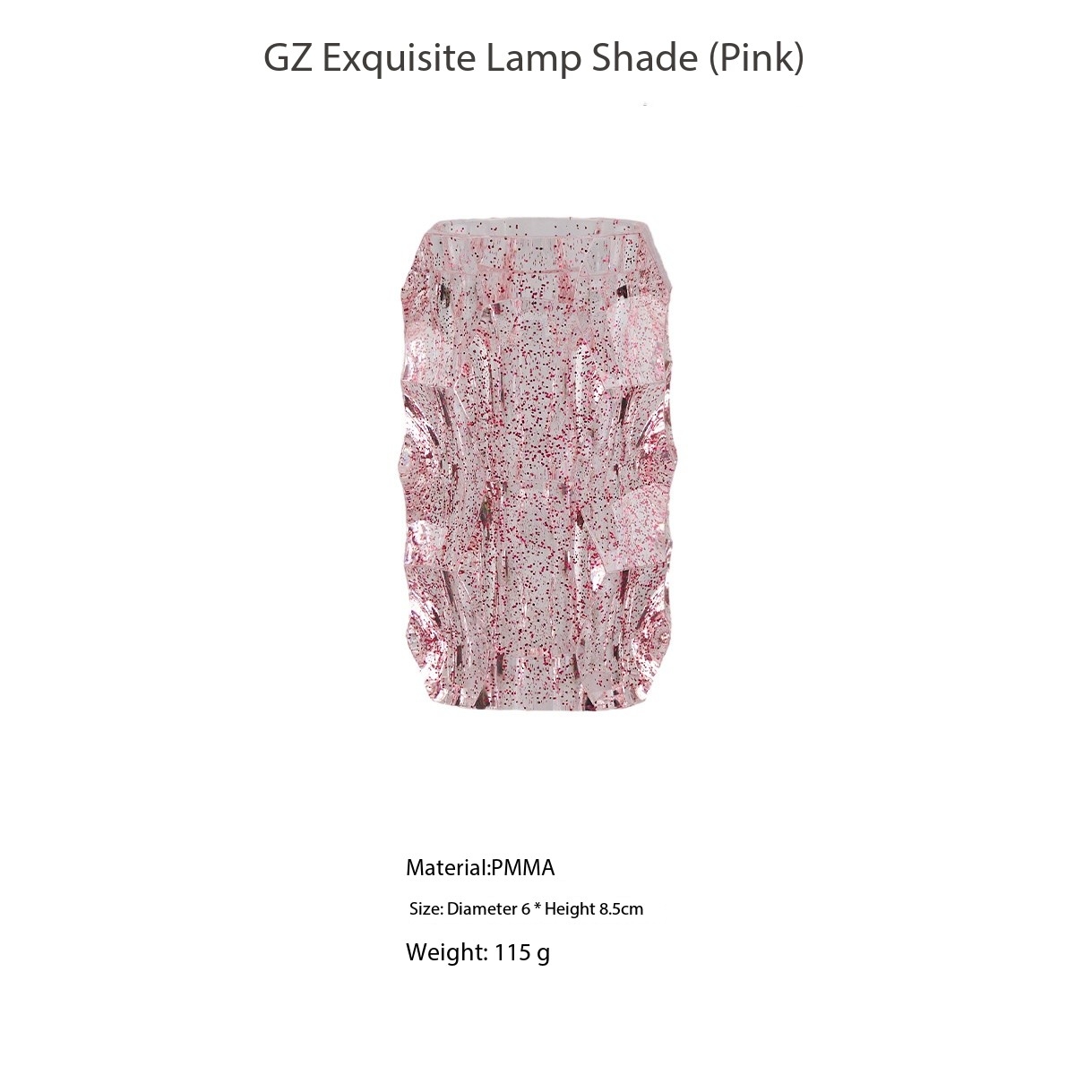 Gz lampshade pink