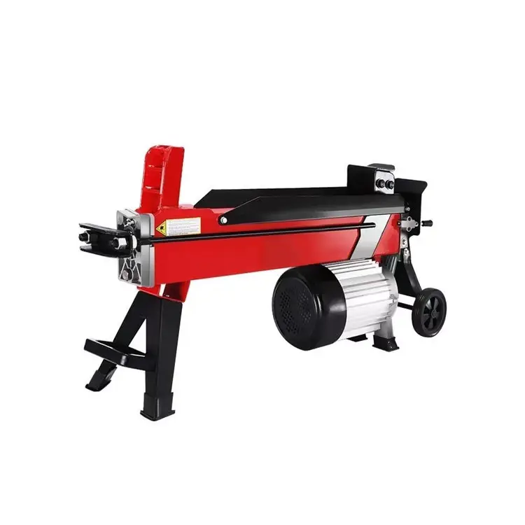 Gasoline engine trailer wood cutting log splitter operated wood log splitter