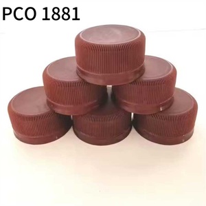 28mm PCO1881 su gazlı İçecekler Pet şişe için plastik sürekli iplik şişe kapakları - Product Image 1