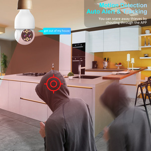 2025 Binokulare Netzwerk kamera mit Glühbirnen-Design Cloud-Daten speicher mit robuster Sicherheits überwachung für jeden Innenraum - Product Image 5
