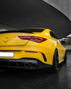 Dönüşüm kiti ön ve arka tampon modifikasyonları vücut kiti mercedes-benz CLA-Class W117 geç değişiklik CLA45 AMG - Product Image 5