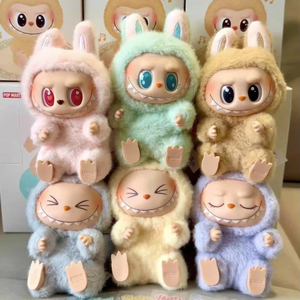 Labubu V2รุ่นที่สองมีชุดกล่องปริศนาคุณภาพสูงตุ๊กตาวัสดุพีวีซีตุ๊กตายัดนุ่นดั้งเดิมของสะสม - Product Image 1