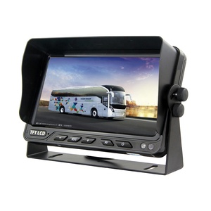 Monitor de autobús HD de 7 pulgadas, Monitor de marcha atrás de 24V, Monitor de vista trasera de camión - Product Image 1