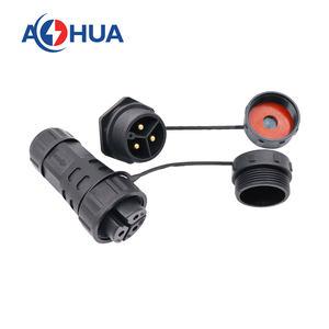 AOHUA montaj M25 3 Pin vida sabitleme güç kablosu paneli monte erkek fiş dişi soket IP68 Led tel bağlayıcı - Product Image 5
