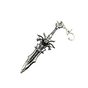 时尚男士钥匙扣DIY金属夹链复古武士迷你剑钥匙扣钥匙扣 - Product Image 6