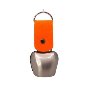 Yeni eşleştirme özelleştirilmiş turuncu kırmızı şerit çan hatıra koleksiyonu anahtarlık inek çan - Product Image 2