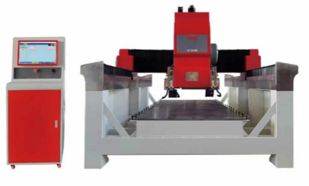 เครื่องทำโปรไฟล์ตัดขอบหิน CNC สำหรับตัดหินอ่อนอเนกประสงค์