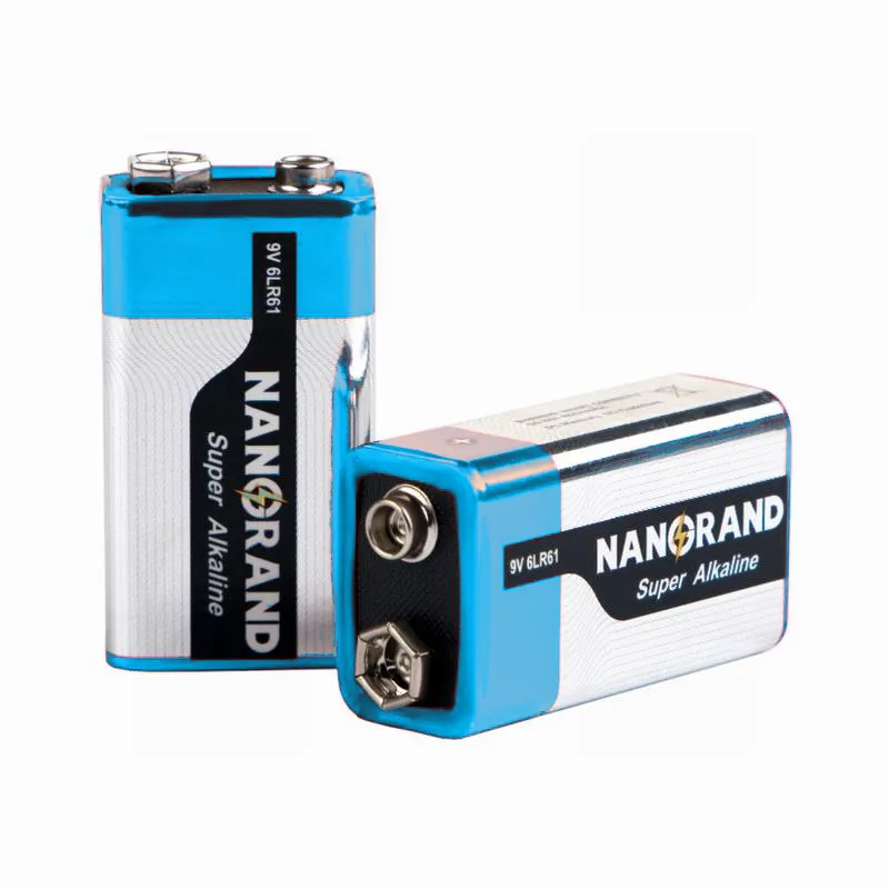 Nanguang OEM birincil piller 250mah çinko karbon pil 9V pil yok cıva duman alarmı