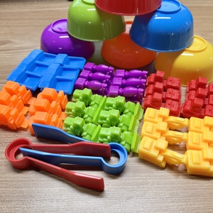 KS Kids Color Classification Rainbow <strong>Toy</strong> Set Montessori Engineering Vehicle Cognition Counting Matching <strong>Toy</strong> - Product Image 4